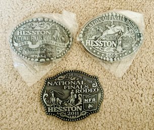 NFR Belt Buckles 2010, 2011 & 50th Anniversary