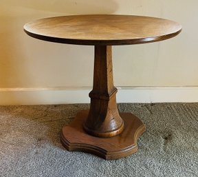 Round Pedestal Side Table