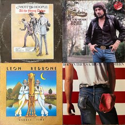 LPs - Bruce Springsteen, Mott The Hoople, Leon Redbone, Waylon Jennings Vinyl Records