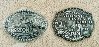 NFR Belt Buckles 2010 & 2011