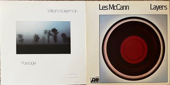 LPs - William Ackerman: Passage, Les McCann: Layers Vinyl Records