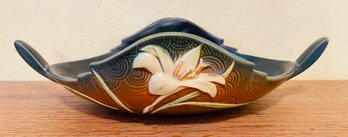 Roseville Zephyr Lily Brown 1946 Vintage Pottery Piece