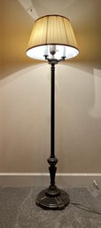 Vintage Brass Candelabra Floor Lamp