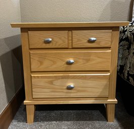 Wood Nightstand