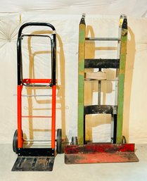 Duo Of Dollies/hand Trucks