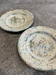 Pair Of Decorative Ceramic Plates