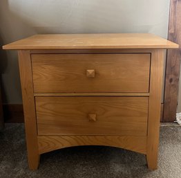 Wood Bedside Table