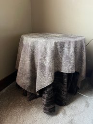 Draped Side Table