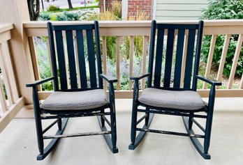 Pair Of Rocking Chairs 1 Of 2