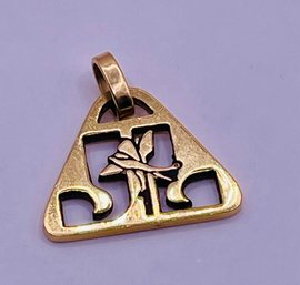 14K Yellow Gold Pendant -3.3 Grams