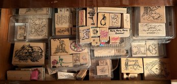 Drawer Full Of Vintage Paper Stamps 2 Of 3