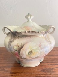 Handsome Antique Biscuit Jar - Likely Prussian