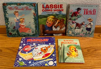 Set Of 5 Vintage Children's Books