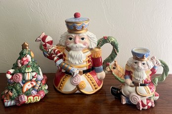 Fitz & Floyd Essentials - Nutcracker Sweets Tea Set