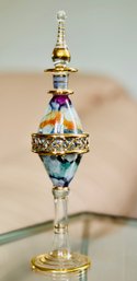 Vintage Egyptian Style Multi-color Perfume Bottle