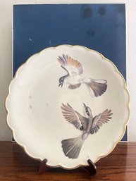 1976 Royal Worcester Collector Plate - Birds Of Dorothy Doughty - Blue-Grey Gnatcatchers