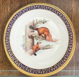 Lenox Collector Plate - Woodland Wildlife, Marten