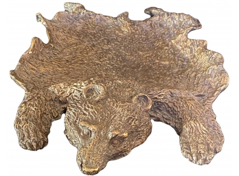 Metal Trinket Bear Tray