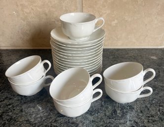 Haviland Limoges Teacups And Saucers - Smaller