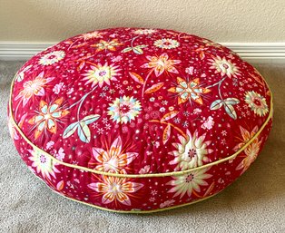 Floral Designed Round Cushion