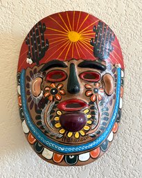 Vintage Mexican Folk Clay Mask