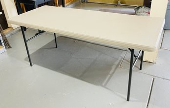 Plastic Table With Foldable Legs