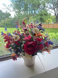 Faux Flower Arrangement - Late Summer Bouquet