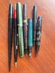 Fountain Pens And Mechanical Pencils For Parts Or Play