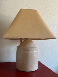 Unique Stoneware Jug Lamp