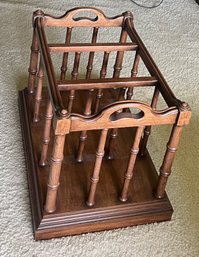 Large Media Rack - Holds Coffee Table Books Easily