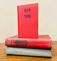 Trio Of Antique Hard Covers Including Discovery, The Book Of Wonders & High Time