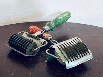 Vintage Hand Held Pasta Cutters