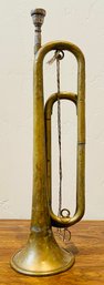 Paragon Vintage Brass Bugle With Mouthpiece Czechoslovakia