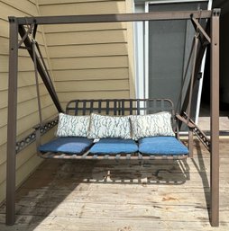 Wrought Iron Porch Swing