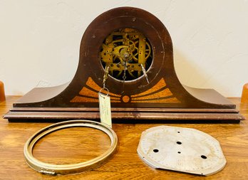 Westminster Mantel Chime Clock For Parts Or Repair