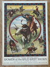 Women Of The Wild West Shows, Gene Autry Heritage Museum Poster