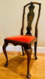 Ruder Brothers NY Chinoiserie Queen Anne Style Chair 19th Century