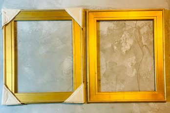 Pair Of Large Gold Tone Frames