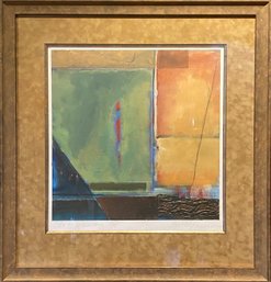 Tanya Fischer & Michael Warnica Painting On Paper Framed And Signed