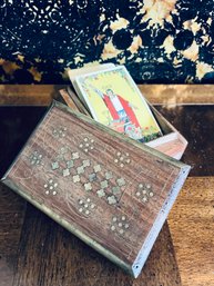 Tarot Cards In Wooden Box