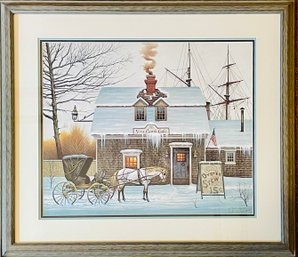 Belly Warmers Framed Lithograph Print 1762/2500 By Charles Wysocki