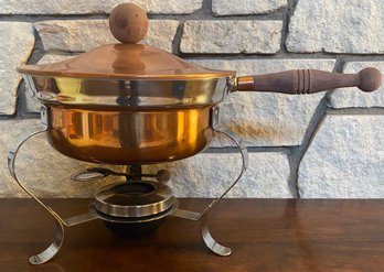 Vintage Stainless Steel Chafing Dish