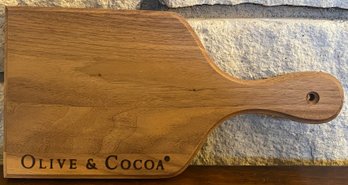 Michael Aram Olive And Cocoa Wood Cutting Board