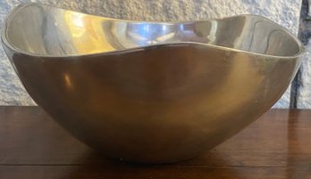 Nambe Alloy Tri Corner Bowl, Small, Silver