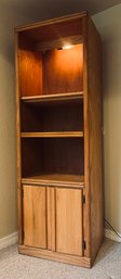 Solid Wood Cabinet With Light