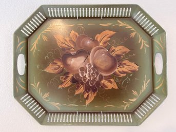 Vintage Metal Tole Plate