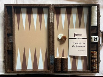 Large-Format Backgammon Set & Case