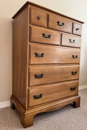 Custom Styled Tallboy Dresser By Colonial Furniture