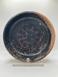 Attic Blackware Bowl-stamped And Incised From Greece. With Certificate Of Authenticity