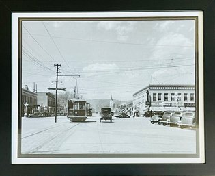 Mountain Ave, Ft. Collins 1935 Framed Picture Print